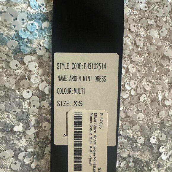 [NWT] Elliatt - Arden Shift Mini Dress in Multi Ombre - Size XS - Picture 7 of 9